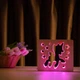 Детский светодиодный ночник ArtEco Light "Пони-единорог" из дерева, с пультом и регулировкой цвета, RGB - изображение 6