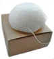 Спонж CS032 Конжаковый, 65*30, белый, крафтовая упаковка (Konjac конняку) Cosmo Shop - изображение 1