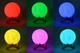 Ночник настольный светильник с пультом на аккумуляторе 18 см Magic 3D Moon Light RGB луна (265589) - зображення 2