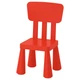 Дитячий стілець MAMMUT IKEA 403.653.66 червоний - зображення 1