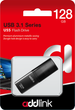 Флеш память USB AddLink U55 128GB USB 3.1 Black (ad128GBU55B3) - изображение 3