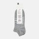 Набор женских носков коротких хлопковых Levi's 701203953-007 35-38 2 пары Grey Melange (8720245177030) - изображение 2