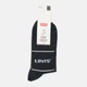 Zestaw skarpetek damskich 2 pary Levi's Short Cut Logo Sport 2P 7012105670080 35-38 Czarny (8720245185615) - obraz 1