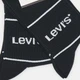 Zestaw skarpetek damskich 2 pary Levi's Short Cut Logo Sport 2P 7012105670080 35-38 Czarny (8720245185615) - obraz 3