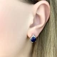 Серебряные серьги с натуральным сапфиром 4.442ct (2073499) - изображение 3
