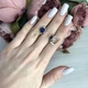 Серебряные серьги с натуральным сапфиром 4.442ct (2073499) - изображение 2