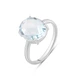 Срібна каблучка з натуральним топазом 4.713ct, вага виробу 2,72 гр (2049425) - зображення 1