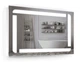 Зеркало в ванную IP67 с подсветкой Smart Mirror сенсорное Bolzano SK 110х70см влагостойкое - изображение 1