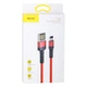 Кабель USB Baseus CALKLF-G USB to Lightning 2.4A Красный - изображение 2