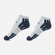 Набор женских носков HEAD Performance Sneaker 2P 741017001-650 35-38 р 2 пары Серый/Синий (8718824326795) - изображение 1