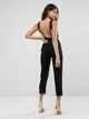 Комбинезон в пайетках ASOS AS150620-15 XXS-XS (79967XXS-XS) Черный - изображение 3