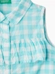 Рубашка в клеточку Benetton 5CJM5QFP0 82 cm (8762082cm) Голубой - изображение 3