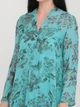 Туника цветочная бирюзовая кэжуал Sarah Chole 68408 One size (61488Onesize) Зеленый - изображение 3