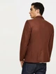Мужской однотонный пиджак Shein 180723707 2XL (921172XL) Коричневый - изображение 5