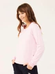 Піжамний світшот жіночий U.S. Polo Assn 16598 S Рожевий (8680557327335) - зображення 3
