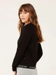 Піжамний світшот жіночий U.S. Polo Assn 16598 S Чорний (8680557327434) - зображення 2