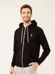 Толстовка на молнии мужская U.S. Polo Assn 18469 XL Черная (8680557330311) - изображение 1