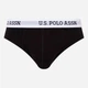 Трусы-слипы мужские хлопковые U.S. Polo Assn 80452Y S Чёрные (8680557323184) - изображение 4