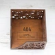 Деревянная салфетница VANZA Splinter 404 орех - изображение 2
