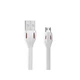 Кабель Remax Laser MicroUSB 1m White (RC-035m) - зображення 1