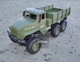 Военная машина Урал на радиоуправлении Грузовик детская игрушка 4 WD, аккумулятор, свет, амортизаторы 1001G - изображение 2