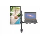 Кронштейн для монитора 13"- 27" и ноутбука 17" North Bayou VX-07 Черный с функцией PIVOT + монтажные аксессуары - изображение 2