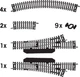 Дополнение MEHANO Набор рельс №1 "Mehano" (F101) - изображение 1