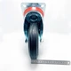 Ролик мебельный SIGMA колесо D160, прорезиненный на металлической платформе с тормозом - изображение 2