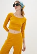 Жіночий спортивний костюм, штани клеш, рукав 3/ Подіум4 28001-MUSTARD S Гірчичний - зображення 2