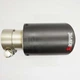 Насадка на глушитель Akrapovic одинарная 53мм-175мм (JB) | Карбоновая насадка на выхлопную трубу - изображение 2