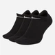 Набор мужских носков коротких хлопковых Nike U Nk Everyday Cush Ns SX7673-010 46-50 3 пары Черный (888408294456) - изображение 1