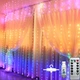 Светодиодная Водонепроницаемая Гирлянда-Занавес Штора Sunnest 3*3м 300LED USB c Пультом для Украшений Окон и Террасы, RGB (SUN-300R) - изображение 2