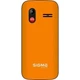 Телефон кнопочний Sigma 50 hit 2020 помаранчевий - изображение 2