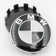 Колпачки (заглушки) в литые диски BMW (БМВ) 56 мм Черно Белые CountryMan - изображение 3