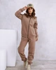 Спортивный костюм ISSA PLUS 12296B XXL бежевый - изображение 1