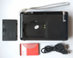 Аккумуляторный портативный радиоприемник FM радио колонка с фонариком и USB выходом Power Bank Черный Golon (RX-2277) - изображение 5