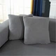 Наволочка декоративная HomyTex трикотаж-жатка Серая - изображение 3