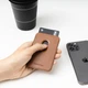 Магнитный карман-кошелек Switcheasy MagWallet для iPhone 12/12 Pro/12 Pro Max/13/13 Pro/13 Pro Max коричневый (GS-103-168-229-146) - зображення 6