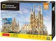 3D пазл "National Geographic. Храм Святого Семейства", 184 элемента - CubicFun (20-738868) - изображение 1