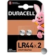 Батарейки лужні Duracell LR44 2 шт (5000394504424) (10-568009) - зображення 1