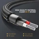 ​Аудио стерео кабель Ugreen 2RCA Male to 3.5mm 60241 2m neylon black - изображение 4