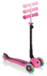 Самокат Globber Go Up Foldable Plus рожевий, колеса з підсвічуванням, 20/50кг, 1+ 3 колеса (643-110) - зображення 7