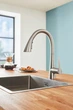Смеситель-кран кухонный с выдвижным изливом GROHE Zedra 32294DC2 - изображение 4
