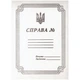Папка картон Справа А4 белый (11010000) - изображение 1