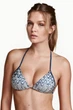 Купальный лиф H&M 32 бело бирюзовый 811437375 - изображение 1