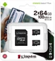 Карта памяти Kingston Canvas Select Plus microSDXC 64GB UHS-I U1 + SD-адаптер (SDCS2/64GB-2P1A) - изображение 4