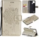Чохол книжка Pattern для Realme C21Y (кіт та дерево) Gold (24856-2A) - зображення 1