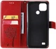 Чохол книжка Pattern для Realme C21Y (кіт та дерево) Red (24856-2D) - зображення 3