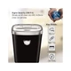 Шредер Fellowes 53C 10 листов 4х35 мм 23 л Fellowes 400 x 338 x 196 мм (f.U4653101) - изображение 7
