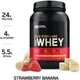 Протеин Optimum Nutrition 100% Whey Gold Standard Strawberry Banana (907 г) (00114-06) - изображение 2